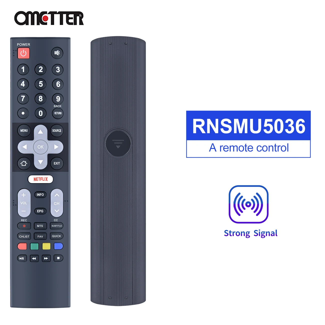 Fit for RCA Smart TV Virtuoso Remote Control RNSMU5836 RNSMU7036 RNSMU6036 RNSMU5036 RHOS651SM