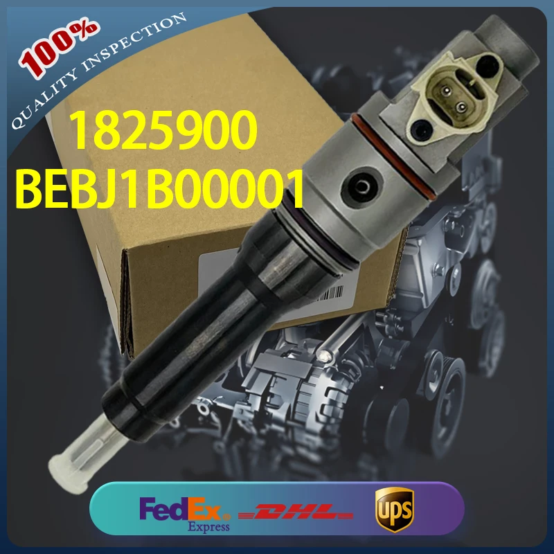 Inyector de Combustible Common Rail de Alta Calidad 1825900 BEBJ1B00001 para Camiones Paccar MX13 DAF XF Kenworth