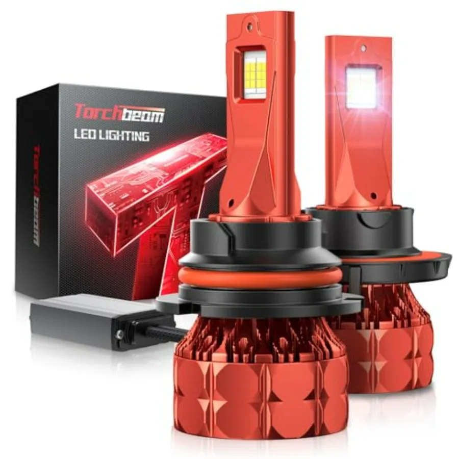 

9007/HB5 T7 Series 68 000LM Ultra Bright 6500K Fog Light Bulbs with High Speed Fan 5Min Quick Installation 60 000 Hours Lifespa