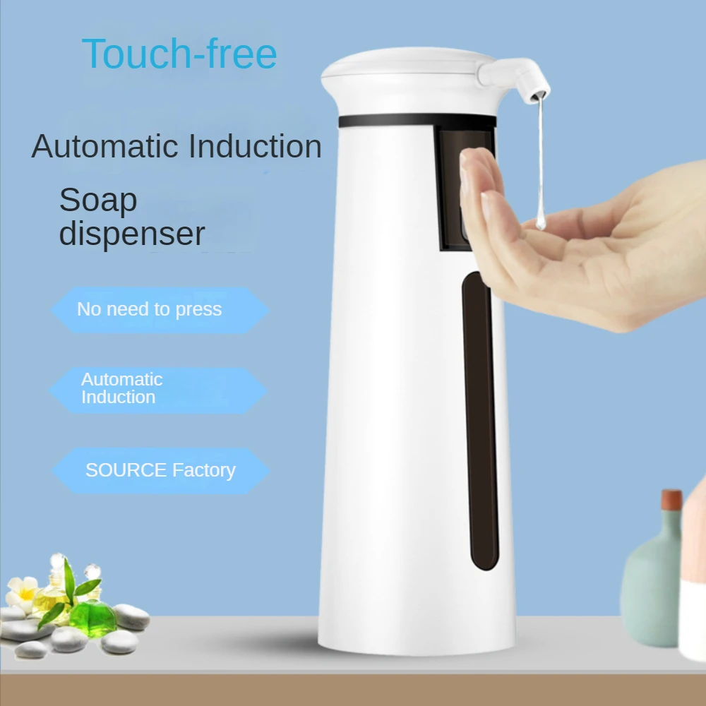 Automatic Soap Dispenser,350ml Hand Washing Touchless Liquid Soap Dispenser, Infrared Sensor,Hands Free for Bathroom, Kitchen