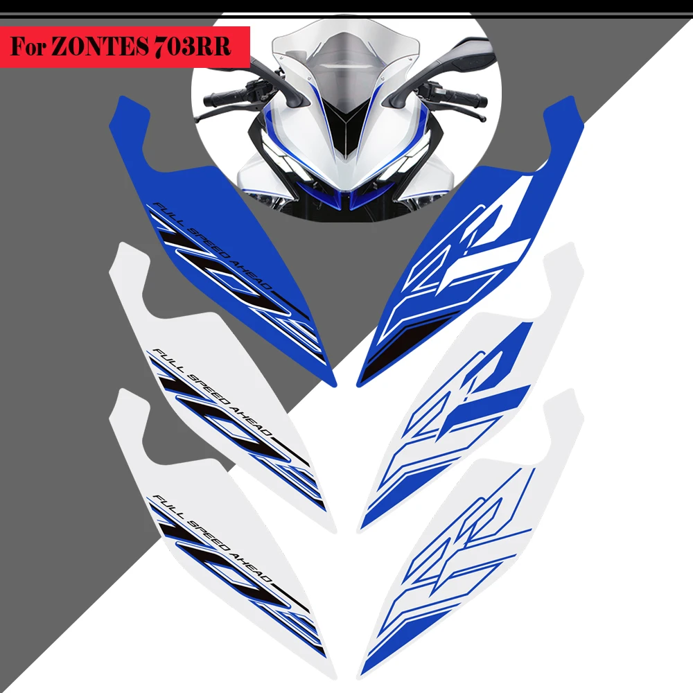 

Для Zontes 703RR 703 RR мотоциклетный бак, переднее лицо, крыло, защита передней бабки, защитные наклейки, наклейки 2025 2026