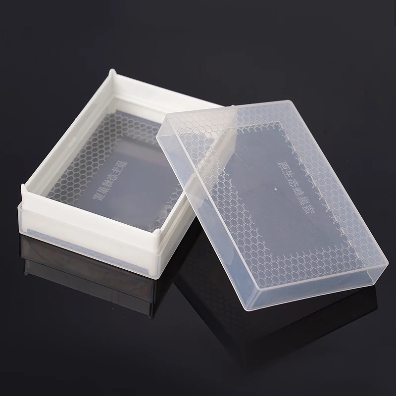 Honeycomb Honey Box Nest Honey Box Transparent Plastic Beekeeping Tool Nest Removable Clean Sanitary Separable honey Storage Box