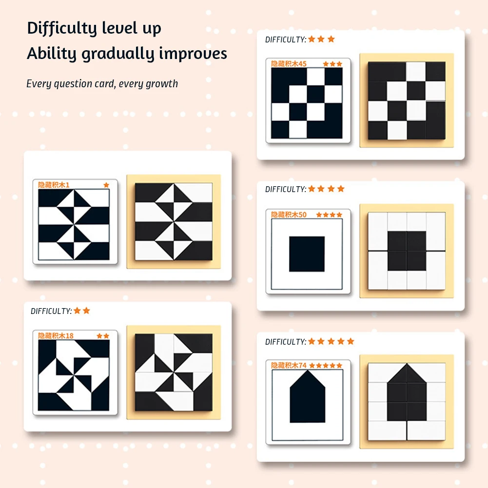 لعبة مكعبات بناء للأطفال، لعبة تدريب مثيرة للاهتمام على التفكير في الفضاء، هدية عيد ميلاد