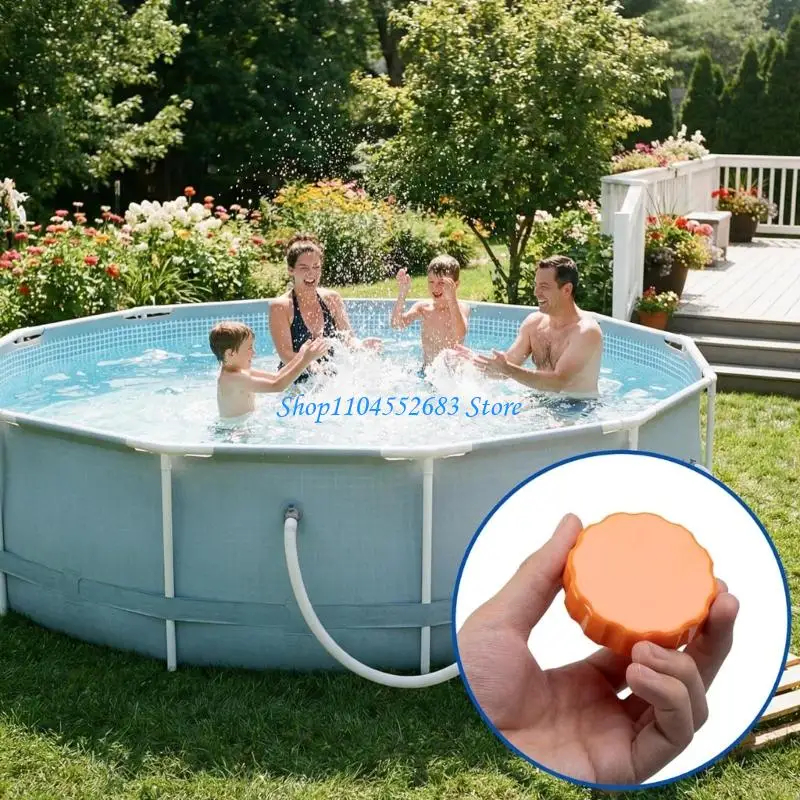 Y6GD 2Pieces High Visibilities Plastic Threaded Covers 60mm Threaded Pool Accessory For Pumps Drain Port Maintenance