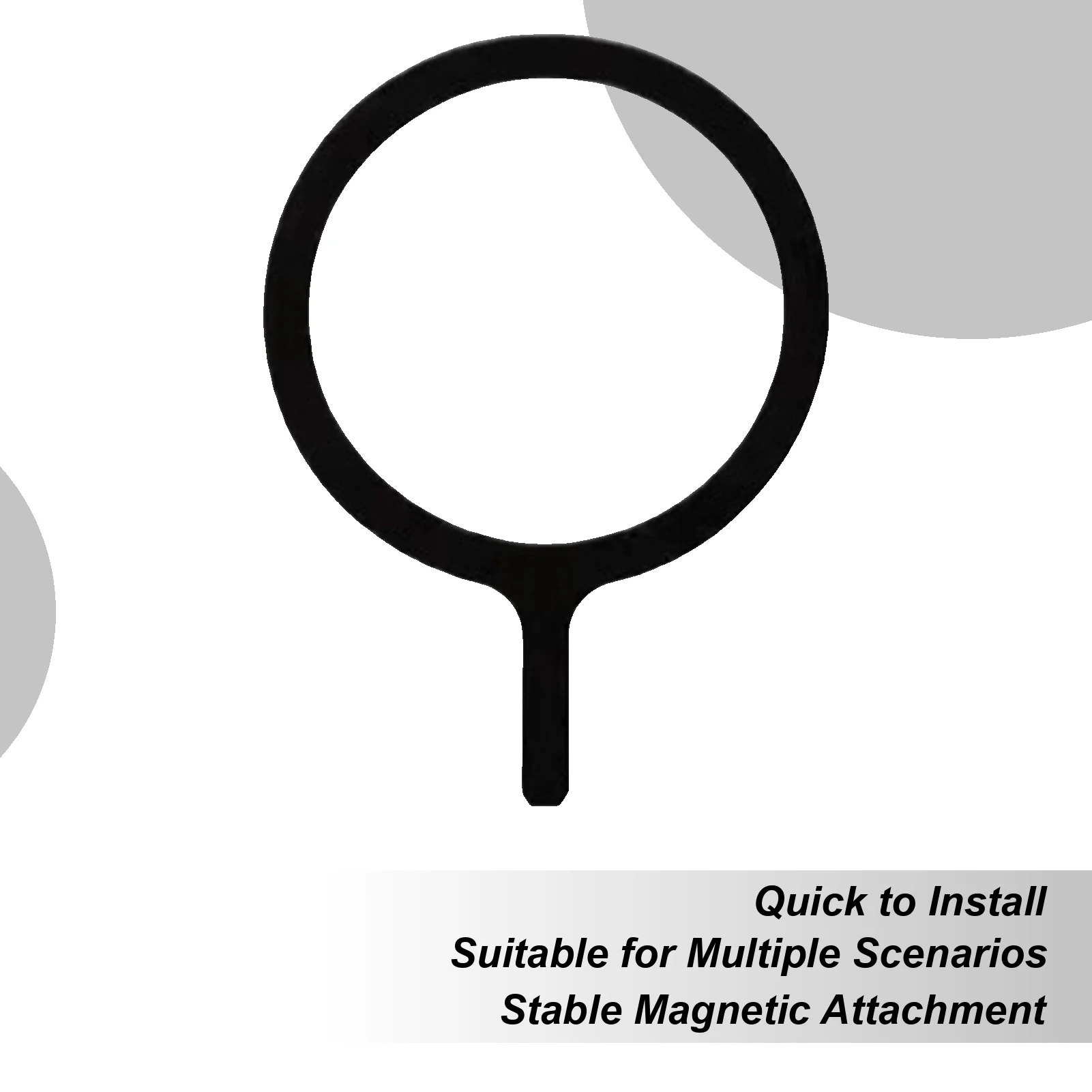 

Magnetic Ring Phone Case Magnet Sticker Magnetic Sheet Wireless Charging Mount For Home Women Men Outdoor Bedroom Desk Travel