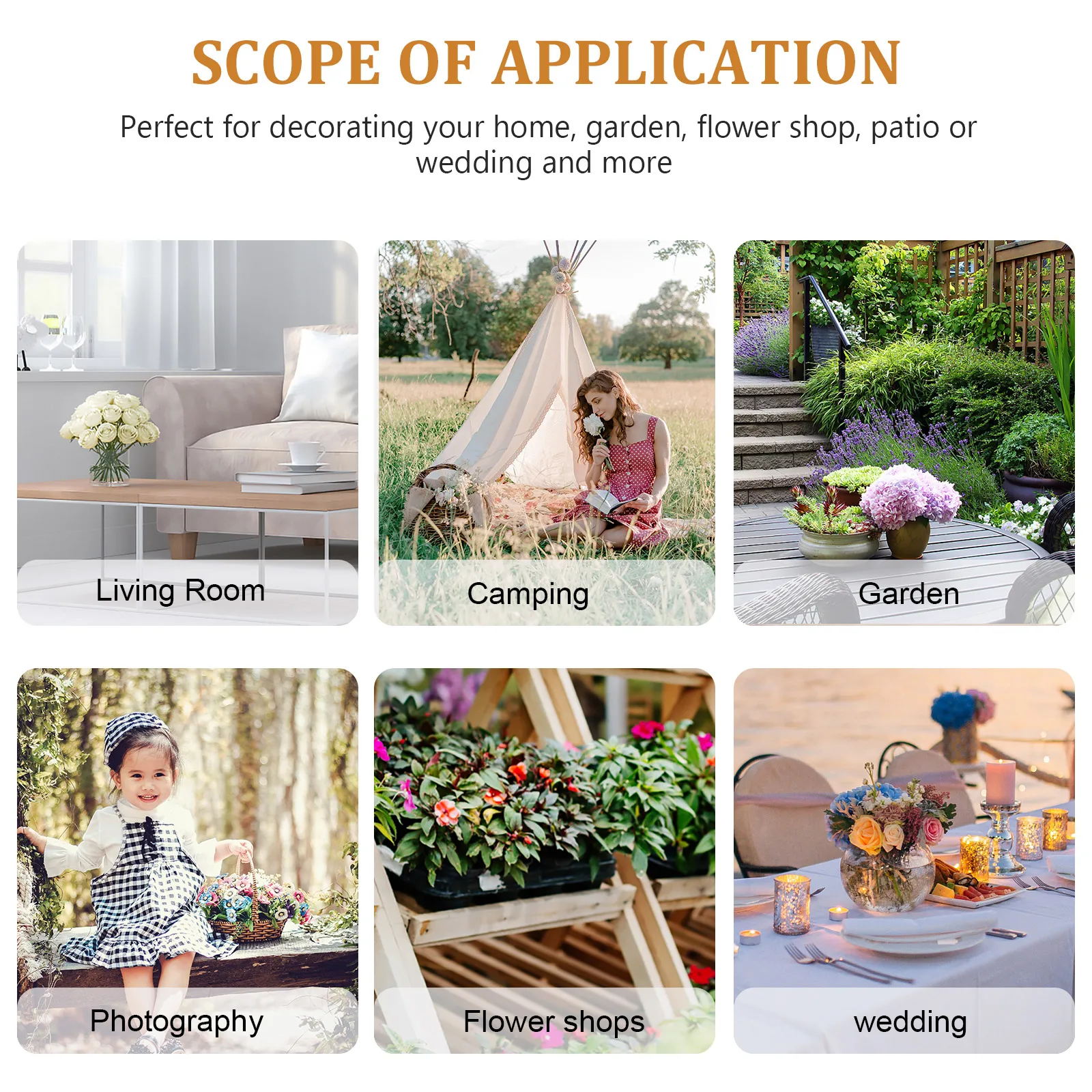 

2Pcs Decorative Woven Planter Basket Multi-Purpose Plant Pot Container for Home Garden Sundries Organization Rustic Style Flower