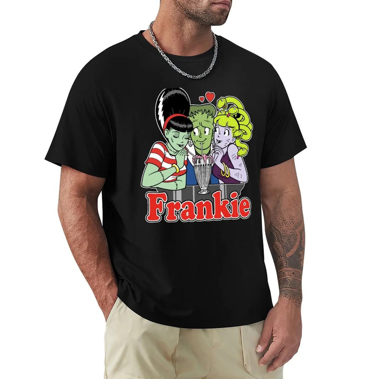 

I Love Frankie! T-Shirt heavyweights Funny t-shirt plain designer shirts heavyweight t shirts for men