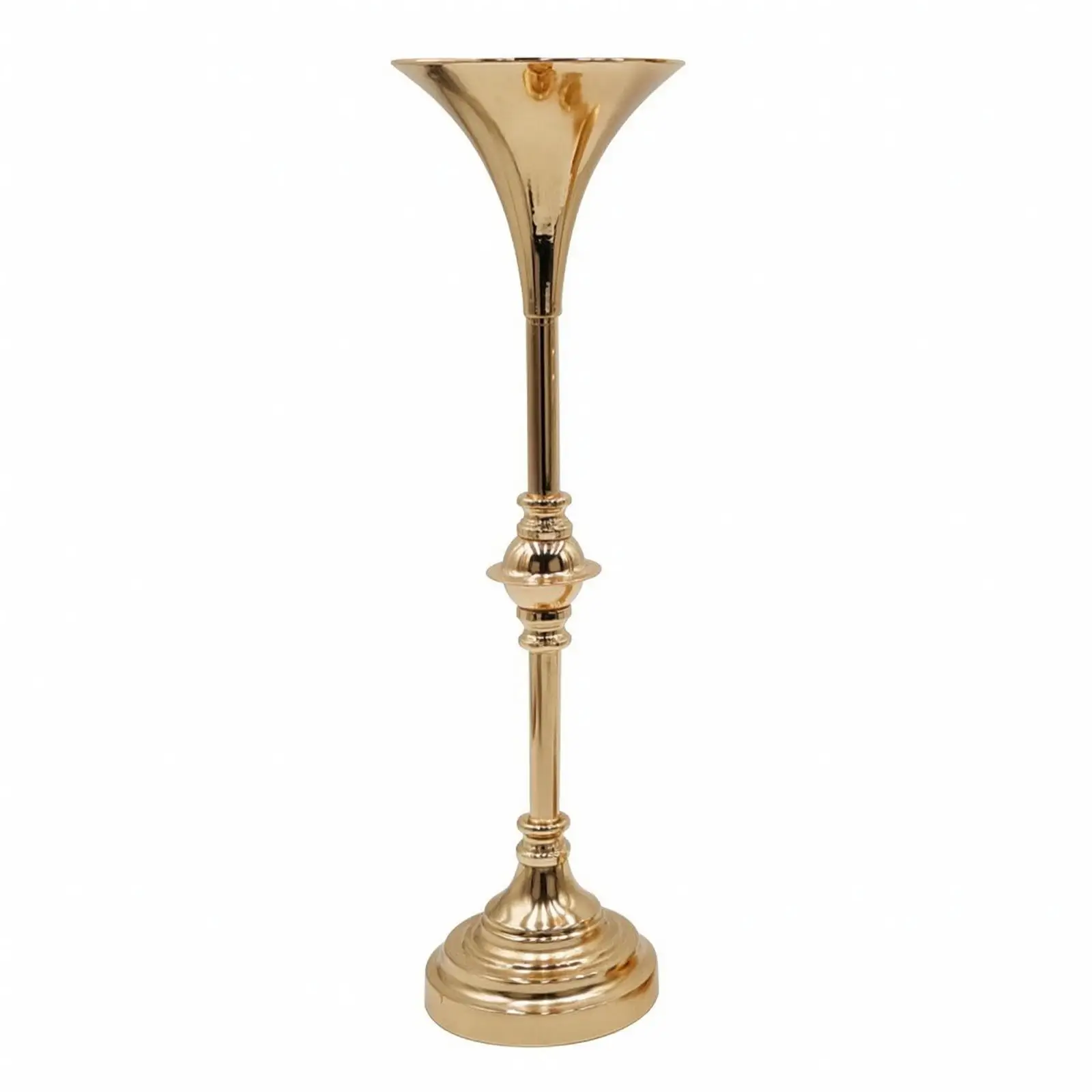 Flower Stand with Flared Bowl Freestanding Pedestal Flower Vase Floral