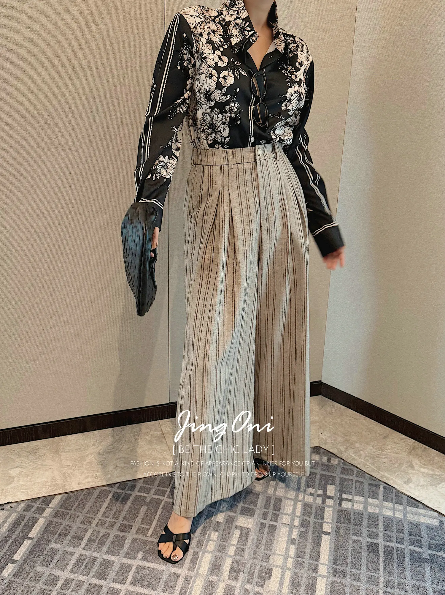 Pantaloni cargo in lino a righe Y2K Abbigliamento donna 2025 Autunno Stile moda coreana Pantaloni lunghi eleganti Gamba larga Vita alta New Chic