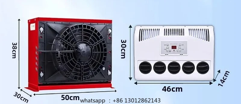 

12v-24V large truck parking air conditioning vehicle mounted DC variable frequency loader excavator crane excavator