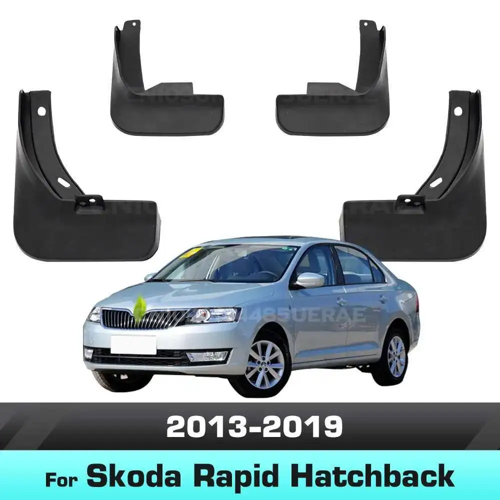 

Car Front Rear Mudguards For Skoda Rapid Hatchback 2013 2014 2015 2016 2017 2018 2019 Mudflaps Accessories Splash Guard Fenders