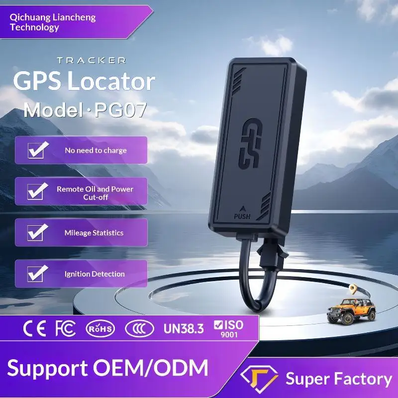 Wired Car Tracker No Need Charging Remote Fuel Cut Off Real Time Tracking for Vehicle Fleet Anti Theft Management