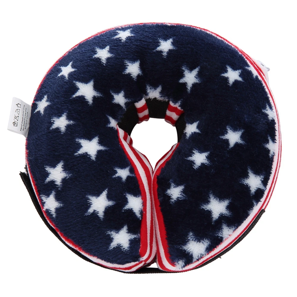 Pet Donut Cat Collar Protective Recovery Dog Collar after Surgery for Cat Dog Inflatable Comfy Soft Blow-up Dog Cone Collar