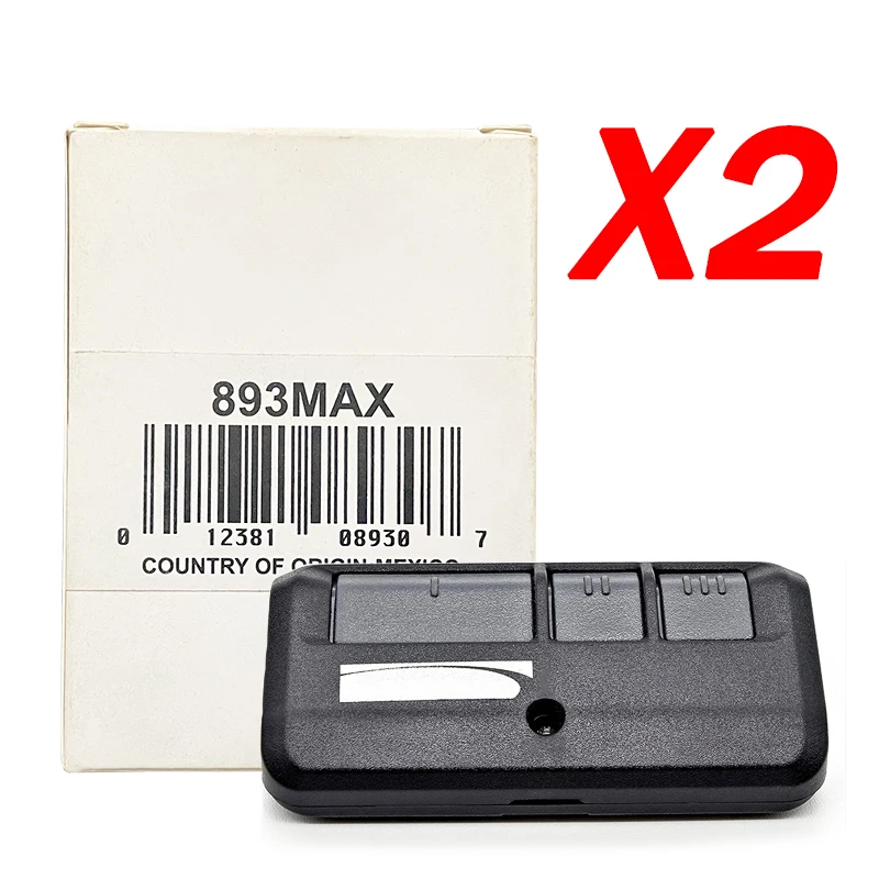 

2 шт. MERIK 893MAX LiftMaster 893MAX 890MAX 895MAX 877MAX 893LM 891LM 81LM 82LM Управление для электрических ворот брелок 315 МГц 390 МГц