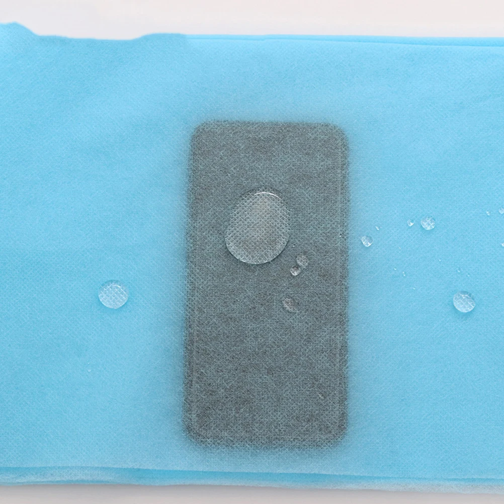 

10 шт. нетканая толстая одноразовая простыня, водонепроницаемая для спа-салона, массажа, портативная синяя простыня