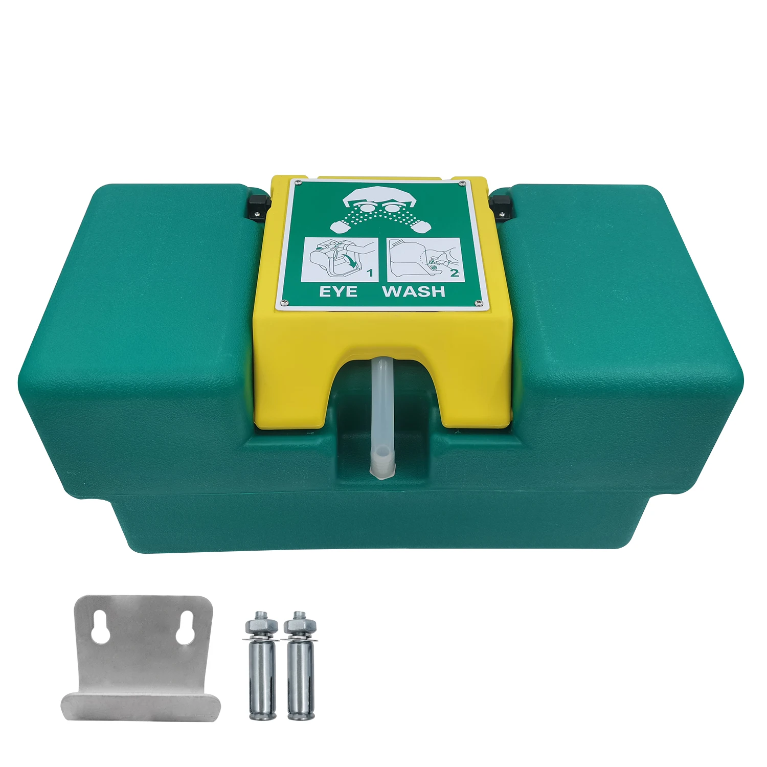 STLF ISURE MARINE Stazione di lavaggio occhi portatile a parete da 30 litri per ricambi auto Attrezzature per la cura di emergenza e il lavaggio degli occhi per Marin