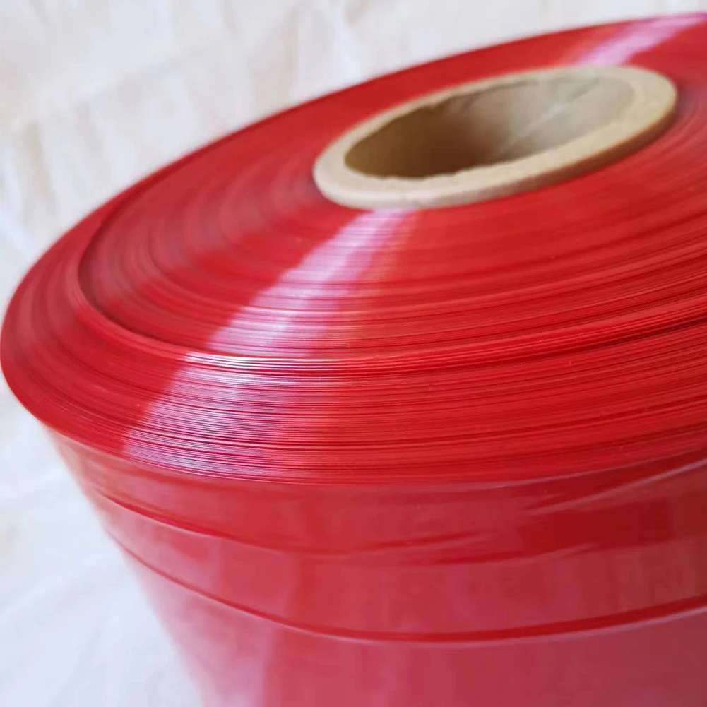 80Meters Large Width 180mm Red Plastic Casings for Sausage Shell Hot Dog Sausage Making Packing Tools Filling Machine Accessory