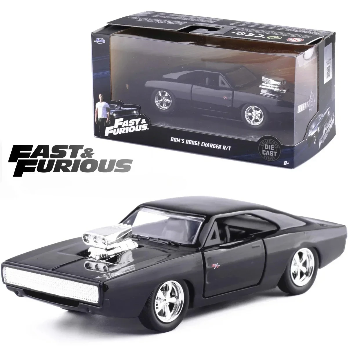 Jada 1:32 Fast And Furious Classical Model Alloy Car Charger R:T Metal Diecasts Vehicle Collection Toy  Gift