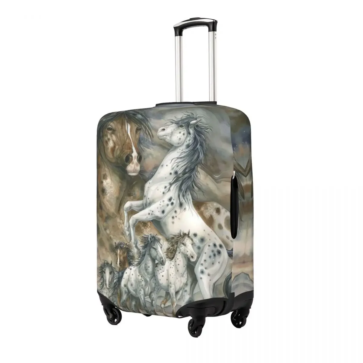 Horses Print Luggage Protective Dust Covers Elastic Waterproof 18-32inch Suitcase Cover Travel Accessories