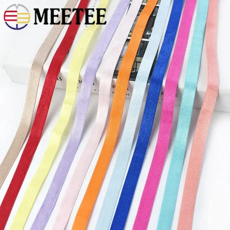 

10/20M 12mm Bra Strap Elastic Band Underwear Shouder Rubber Bands for Sewing Pants Belt Stretch Nylon Webbing DIY Accessories