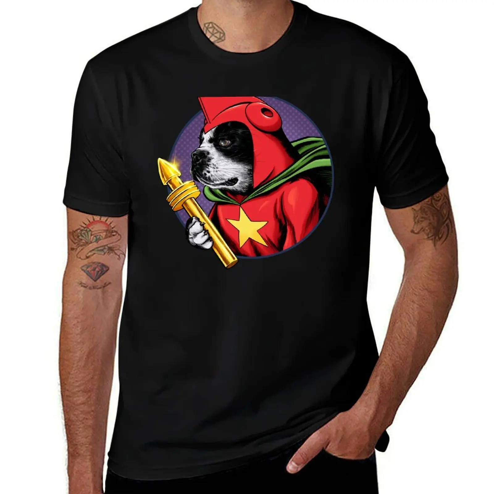 

Golden Age Dogstar T-Shirt Casual Everyday Short Sleeve T-Shirt