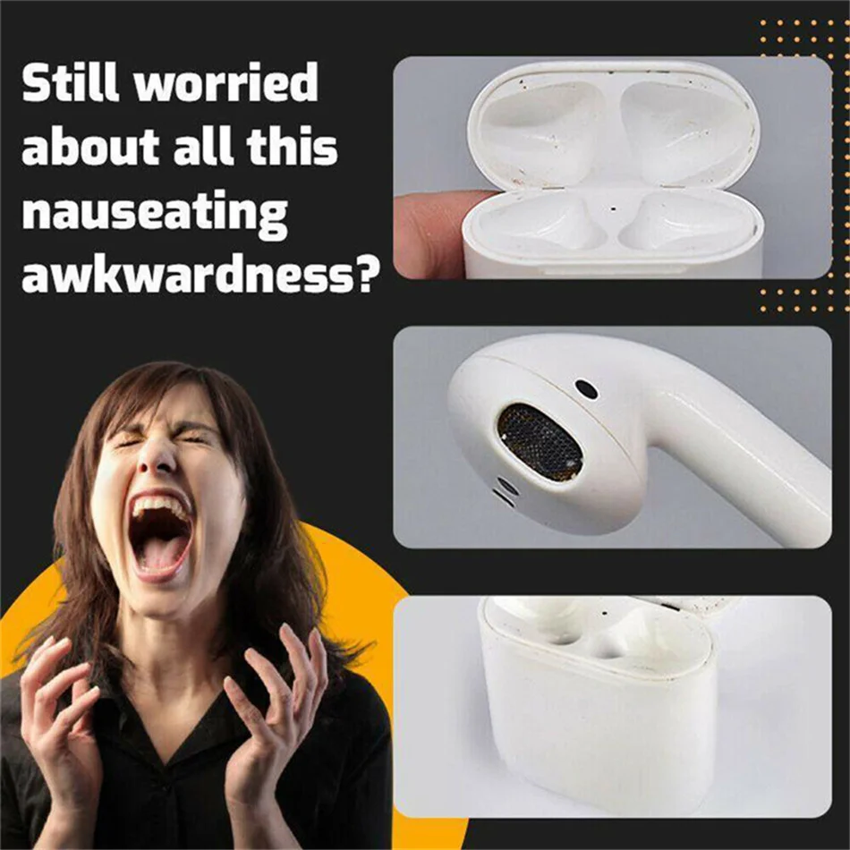 Wireless Bluetooth Headphone Cleaning Pen Durable Earbuds Case Cleaner Kit Clean Brush For AirPods Por Samsung Xiaomi Earphone view 2