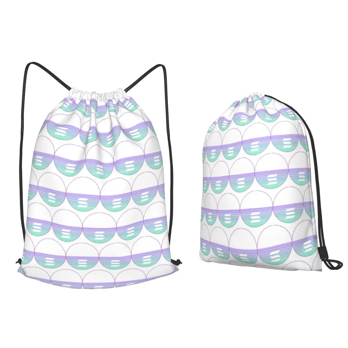 

Solana SOL Crypto Altcoin Backpacks Fashion Drawstring Bundle Pocket Sports Bag Book Bags for Travel School