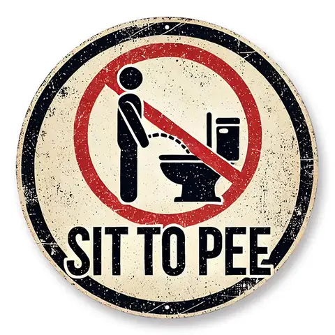 Rolig Cowboy Cowgirl Badrum Neonskylt, Western Toalett Neonskylt, Dörrskyltar, Bondgårds Toalett Badrum Heminredning 8 best sales toalett - №4