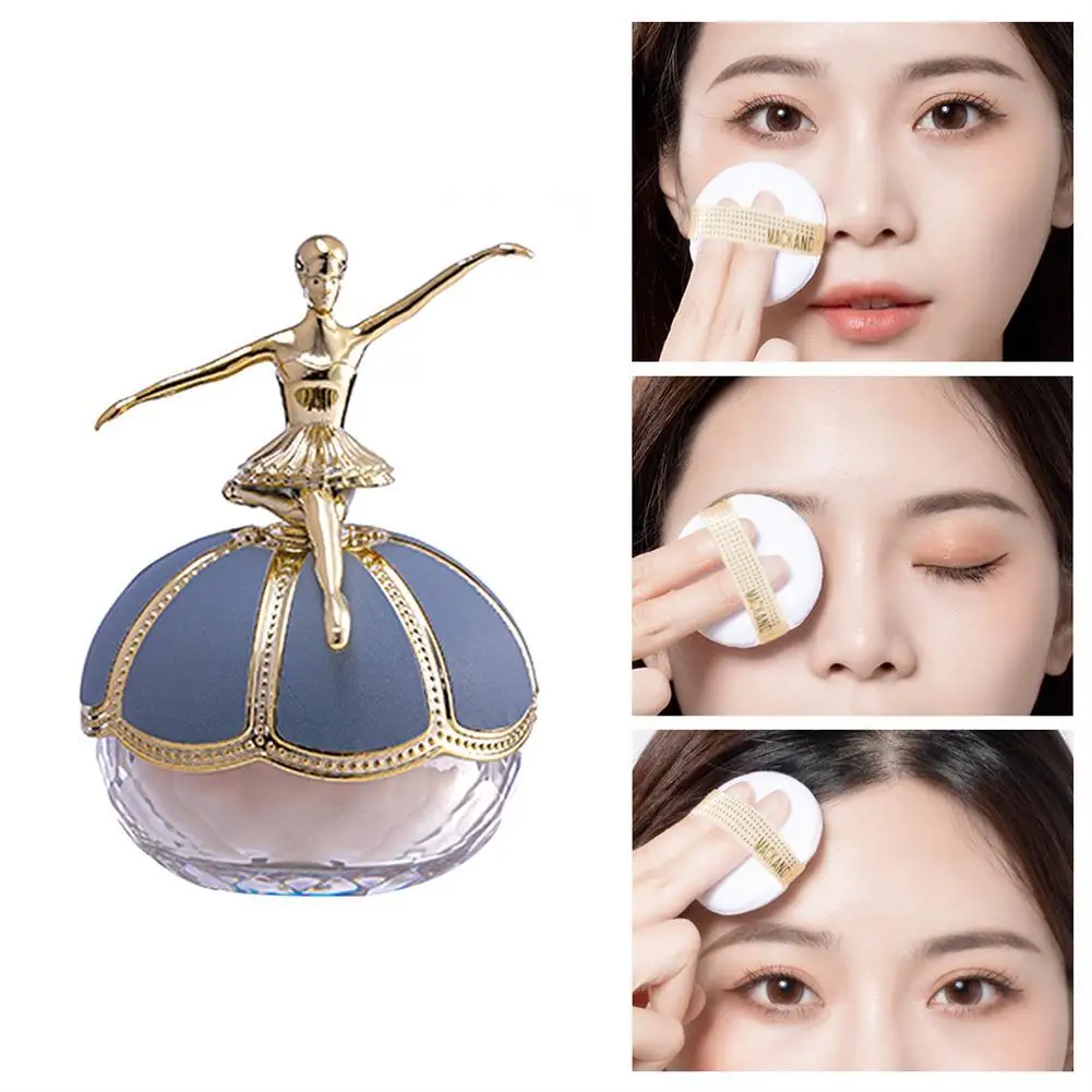 Ballet Makeup Powder Air Sense Makeup Oil Control Waterproof Loose Makeup 20g Powder Long-lasting Pores Invisible Foundation