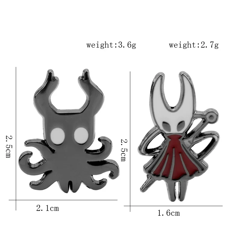 Knight Metal Necklace Keychain Alloy Drop Oil Cartoon brooch Emblem Doll Keychain Necklace Pendant Galaxy Devil City brooch