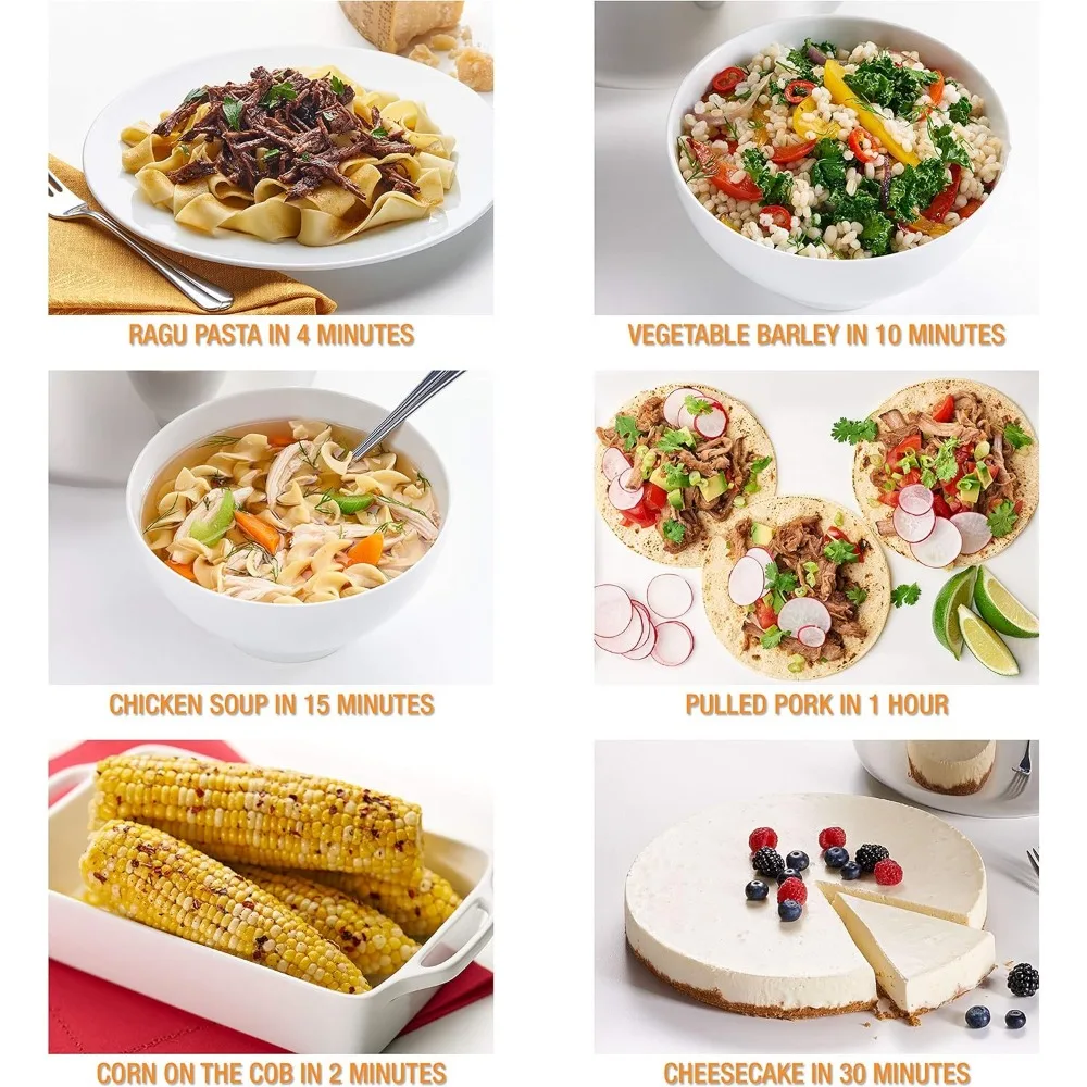 Скороварка и консервная плита на 10 литров с цифровой кулинарной книгой, корзиной для пароварки, емкостью для консервирования на 3 литра