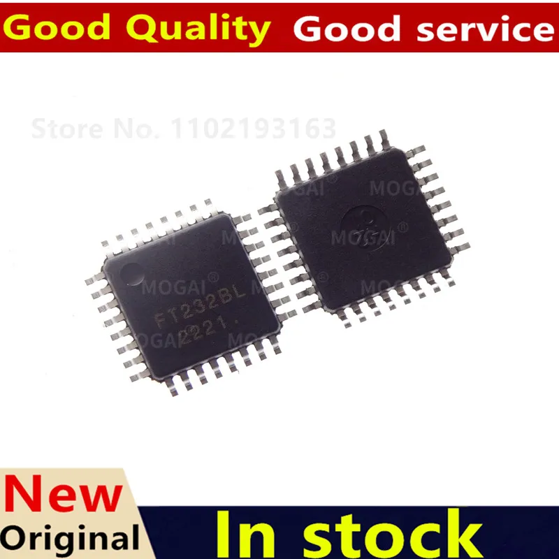 (2-5piece)100% New FT232BL FT232BL-REEL QFP-32 Chips
