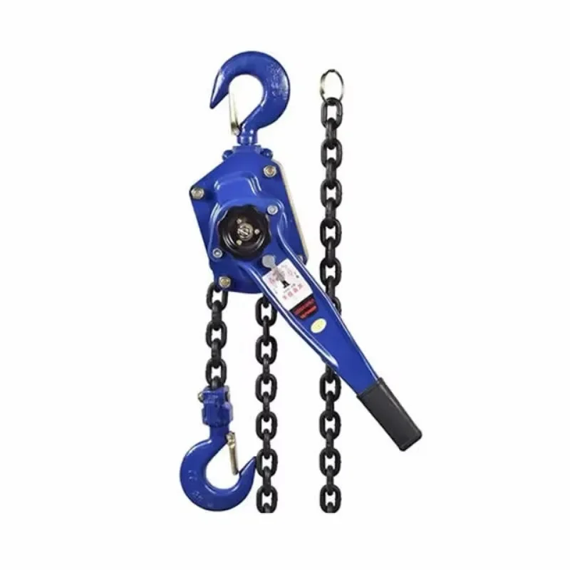 Lever Block Hoist Blue Mini Portable Lever Block 0.75,1.5,3,6,9 Ton Chain Manual