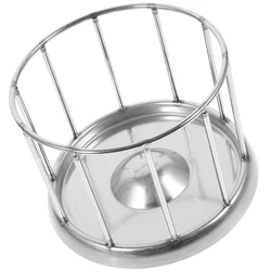 Tortoise Food Bowl Reptile Water Dish Decorative Crawler Pet Feeding Plate Stainless Steel