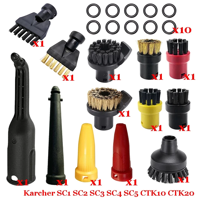 Voor Karcher Sc1 Sc2 Sc3 Sc4 Sc5 Sc7 Ctk10 Ctk20 Handheld Stoomborstelkop Krachtige Nozzle Vervanging Stofzuiger Onderdelen
