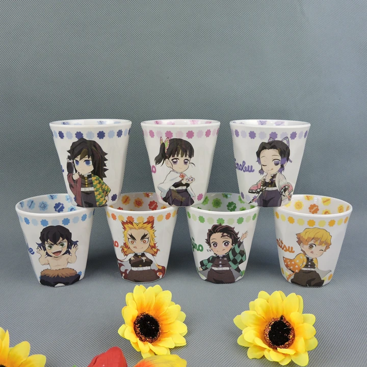 Anime Demon Slayer Tsuyuri Kanawo Tomioka Giyuu Agatsuma Zenitsu Kochou Shinobu HashibiraInosuke Cosplay Water Cup Mug Xmas Gift