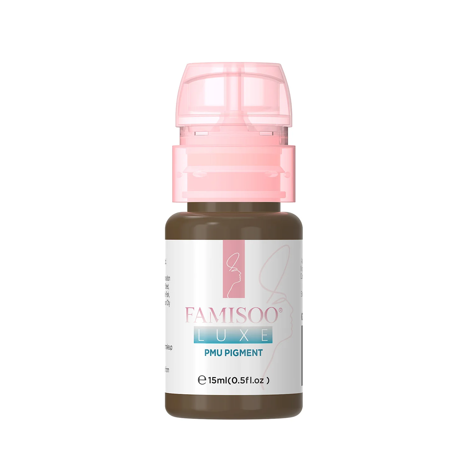 FAMISOO 15ML PMU Brown&Coffee Pigment 6 Colors Eyebrows Microblading Pigment Tattoo Ink For Semi Permanent Makeup Pigment