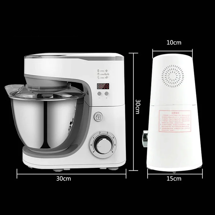 Mélangeur alimentaire Commercial multifonctionnel, Machine de Chef, Machine à pétrir la pâte automatique