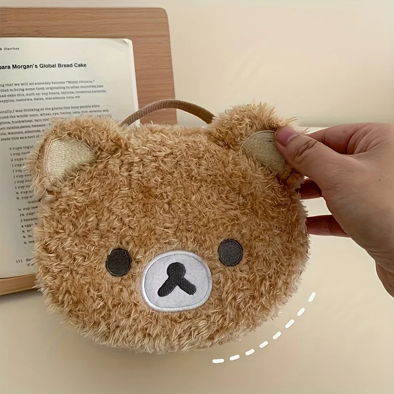 Cute cartoon bear cosmetic bag female large-capacity portable travel handheld wash storage bag bag bag