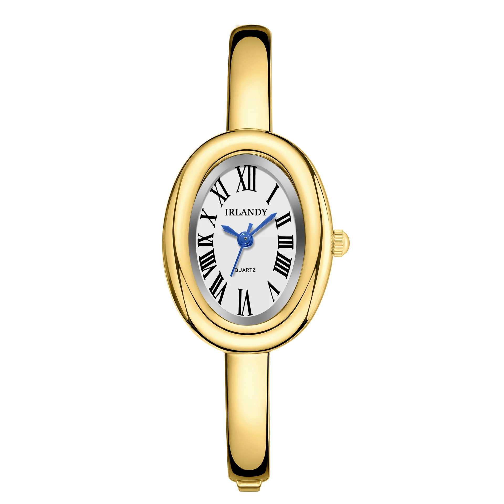 Fashion Oval Roma Dial Women Quartz Watch Elegant Bracelet Strap Ladies Dress Wristwatches Clock Reloj Mujer Girls Gift