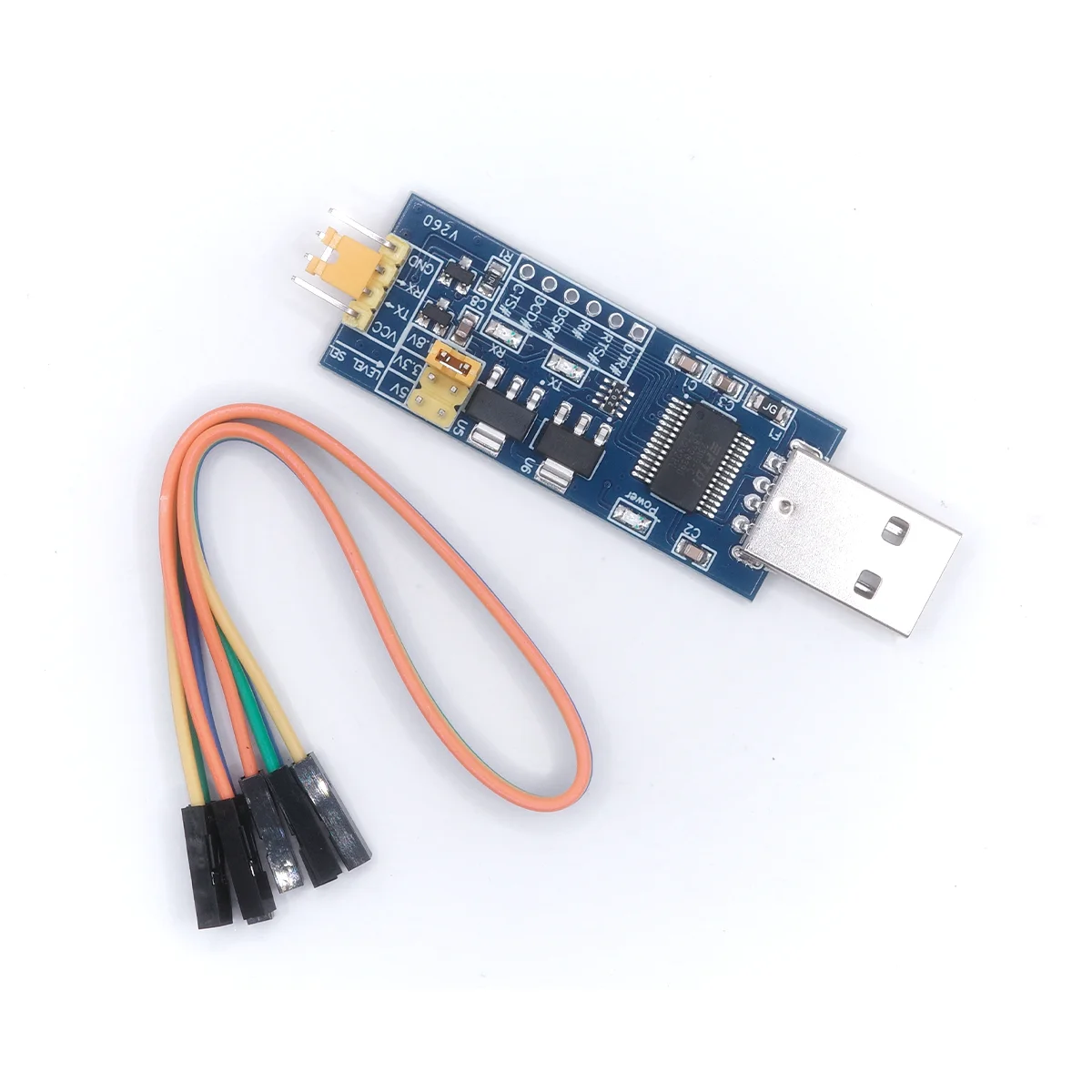 FT232RL serial port module USB to TTL serial port small board 5V 3.3V 1.8V level Download the burn line