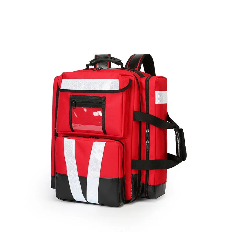ชุดปฐมพยาบาลกันน้ํา Medical Bag 2L ขวดออกซิเจนสําหรับเดินป่าตั้งแคมป์ขี่จักรยานรถ Outdoor Travel Survival Kit Rescue