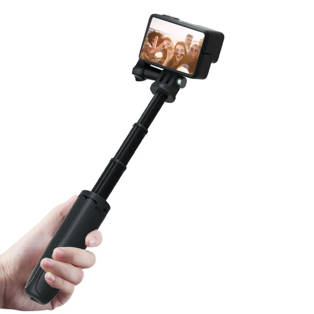 for Gopro Vlog Tripod Foldable Tripod Mini Portable Monopod for Go Pro Hero 11 10 Black Session Osmo Action Camera Accessory