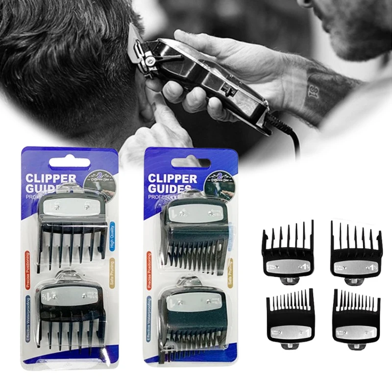 Hair Clipper Guide Limit Comb Trimmer Guards Universal Electric Hair Clippers Guard Barber Shop Professional Cutting Guide Comb