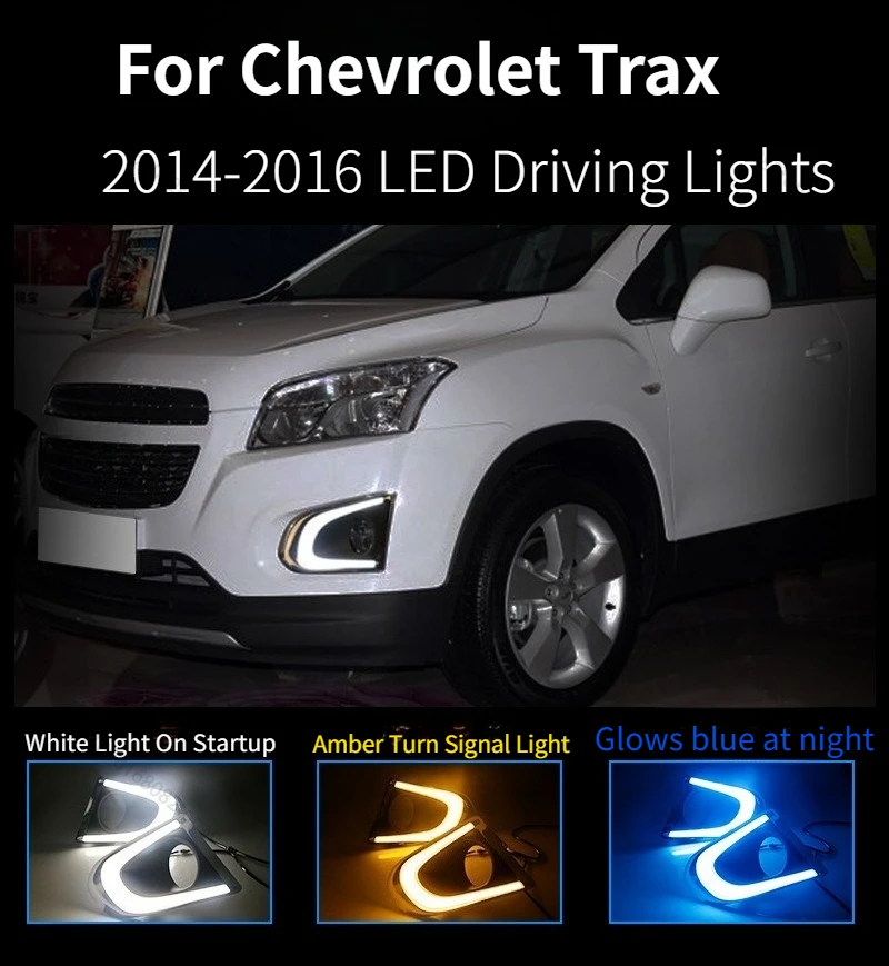 

LED DRL Daytime Running Lights For 2014-2016 Chevrolet Trax High-quality Easy-install Super-bright Fashionable Modified Parts