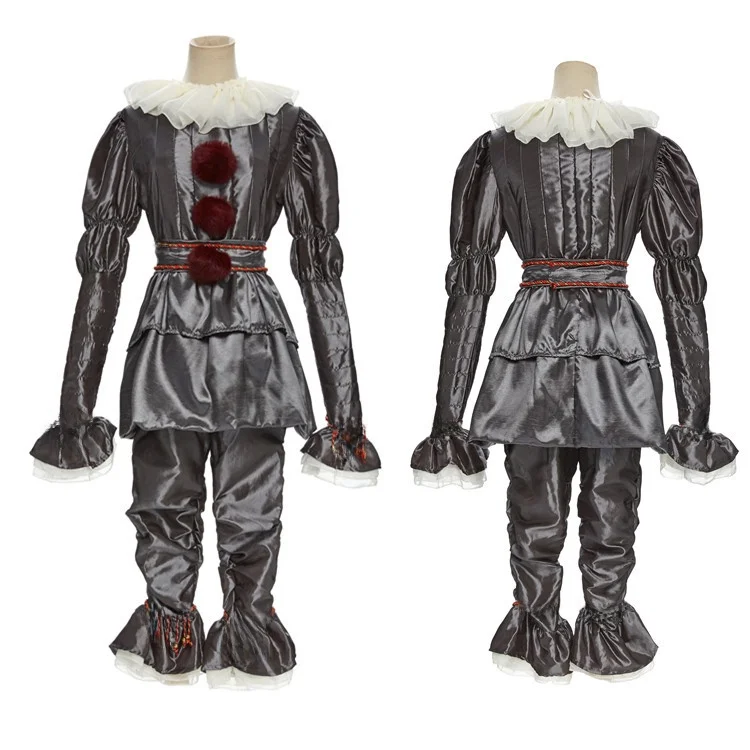 

New Pennywise Clown Cosplay Halloween Costume Large Quantity in Stock High Quality Ladies' Ethnic Stage Costume