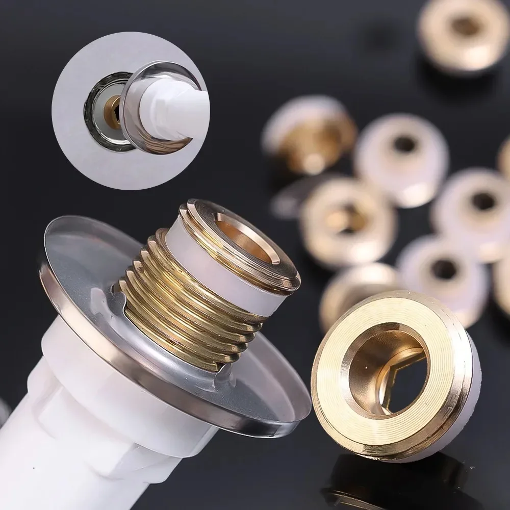 Brass Quick Seal Washers Universal Faucet Valve Leak-proof Sealing Rings Gaskets Pipe Hose Plumbing Plugs Faucet Accessories