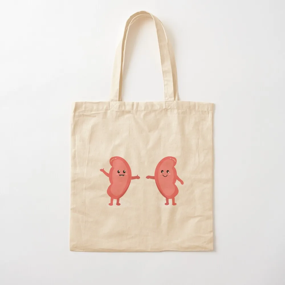 

Pair of Cute Kidney - Promote Kidney Health Tote Bag bags luxury women Handbags tote bags aesthetic Canvas Tote Bag