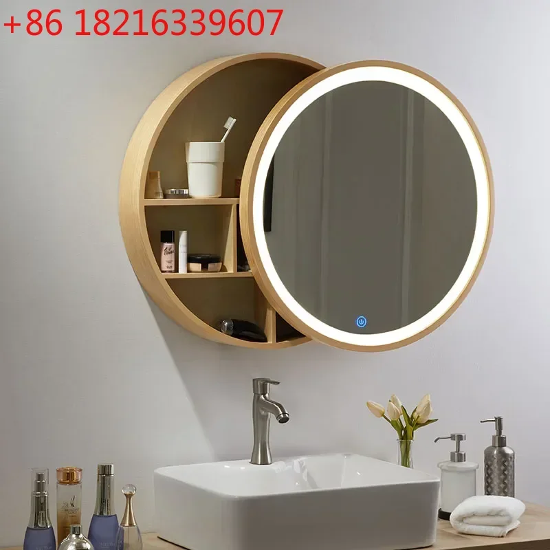 

Bathroom Storage Mirror Cabinets Vanity Organizer Vintage Closet Standing Wooden Mirror Cabinets Wall Spiegelschrank Room Decor