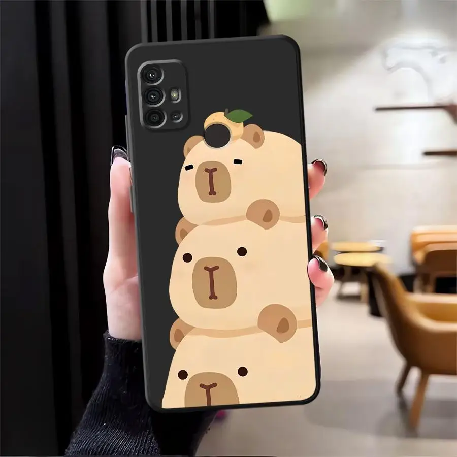Case for Moto Edge 20 30 S30 Pro X30 Pro Soft Back Phone Cover Cute Capybara view 6